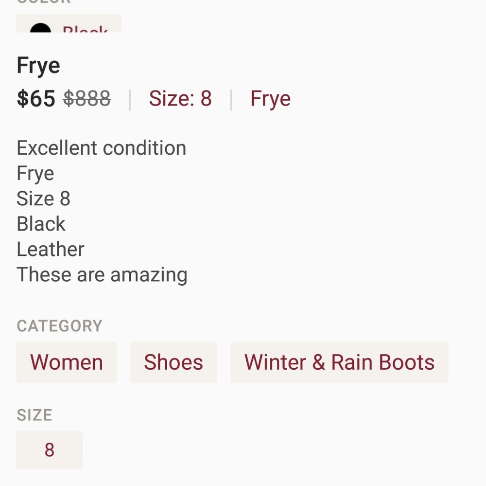 Frye - Picture 2 of 5